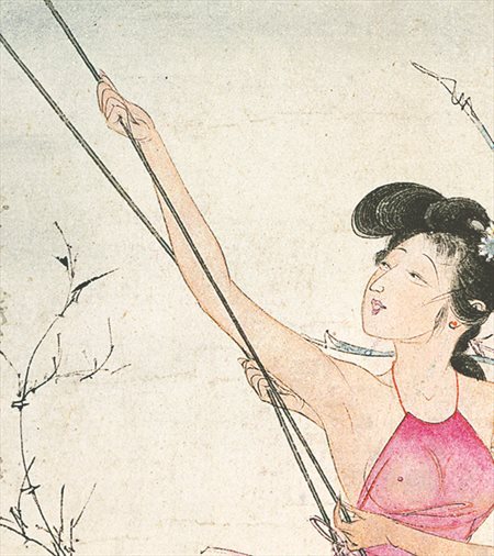 甘南-胡也佛的仕女画和最知名的金瓶梅秘戏图